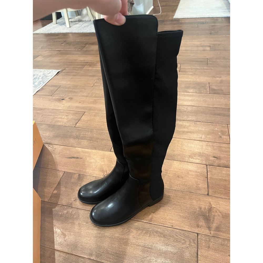 Unisa Uncollean-J Black Over The Knee Stretch Boots Womens Size 6M Round Toe
